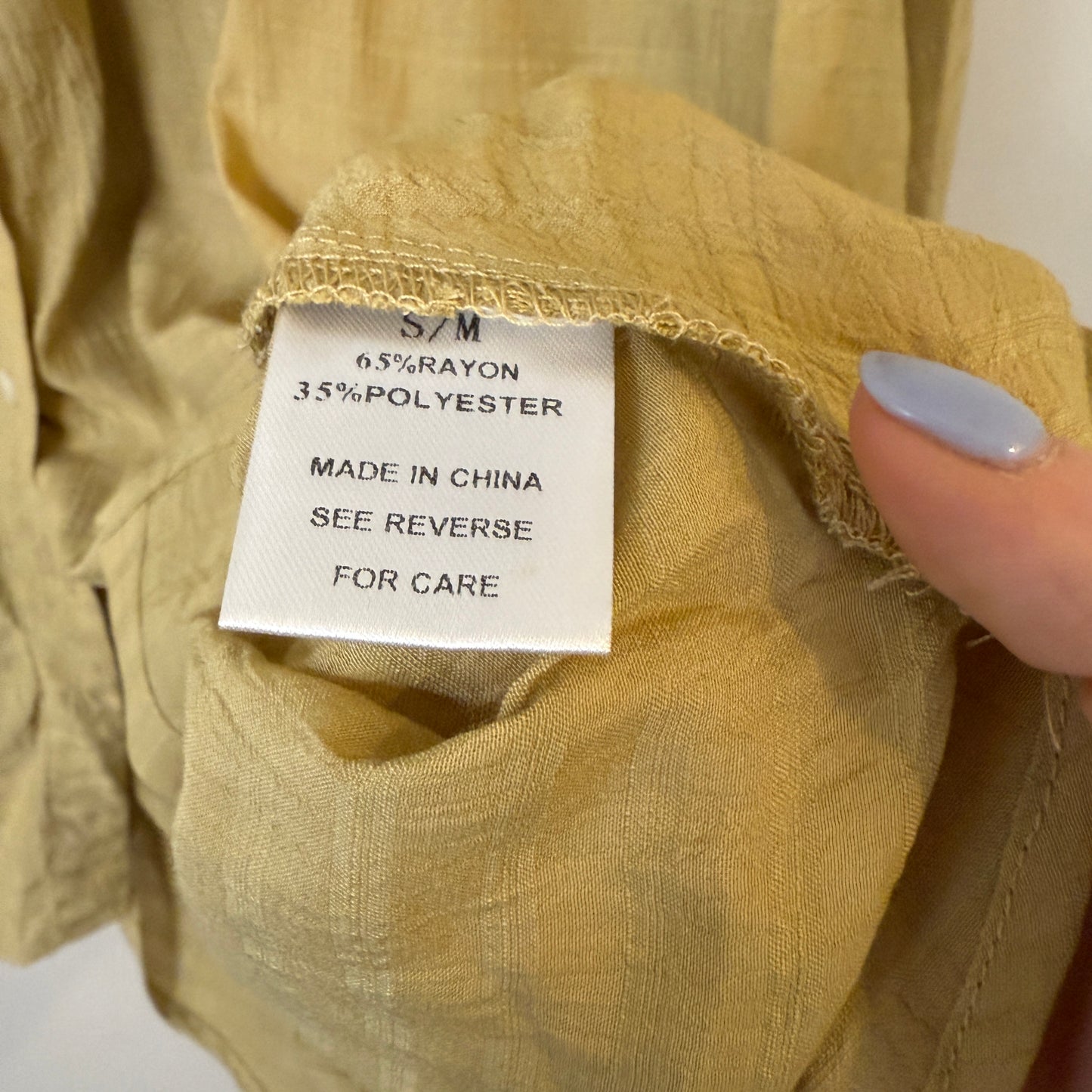 Wishlist Apparel Blouse S/M (Very Oversized)