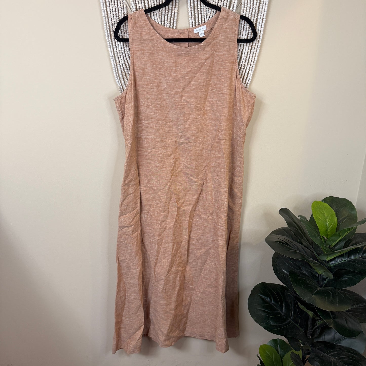 J. Jill Linen Oversized Maxi Dress M