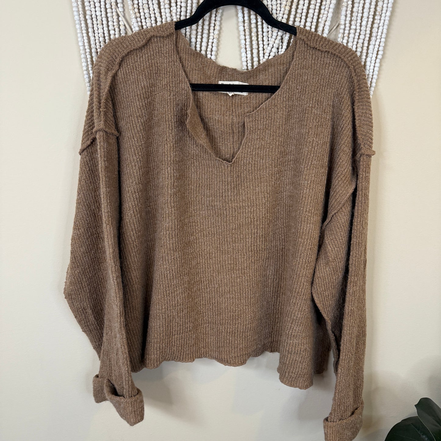 Peach Love Oversized Sweater L