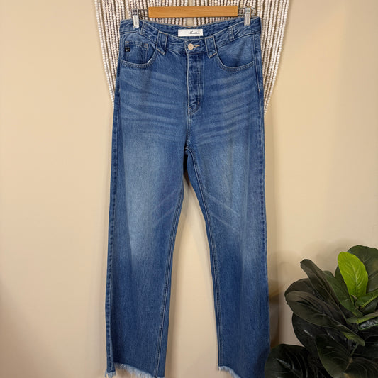KanCan NWT High Rise Wide Leg Jeans 7/27