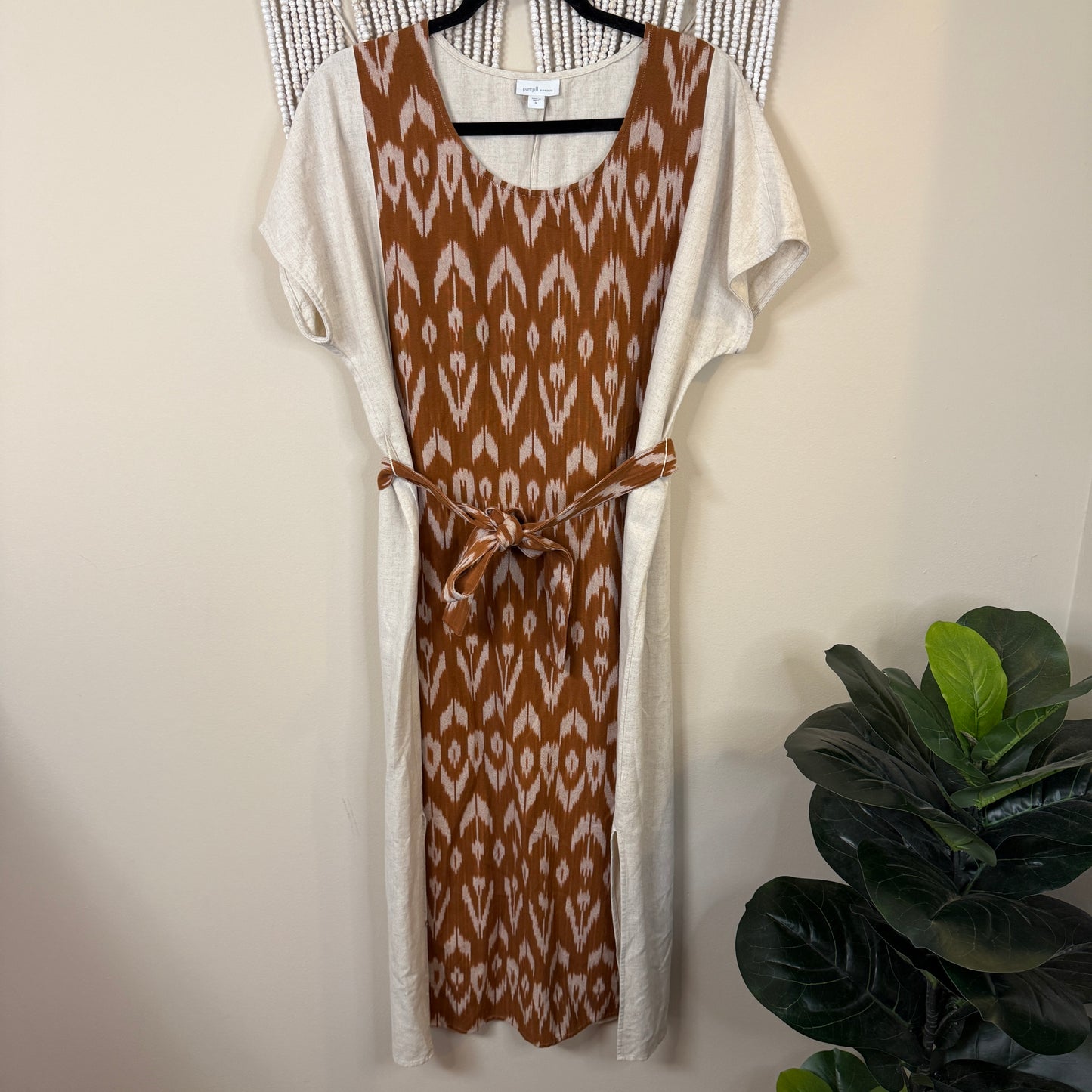 J. Jill Linen Blend Dress M