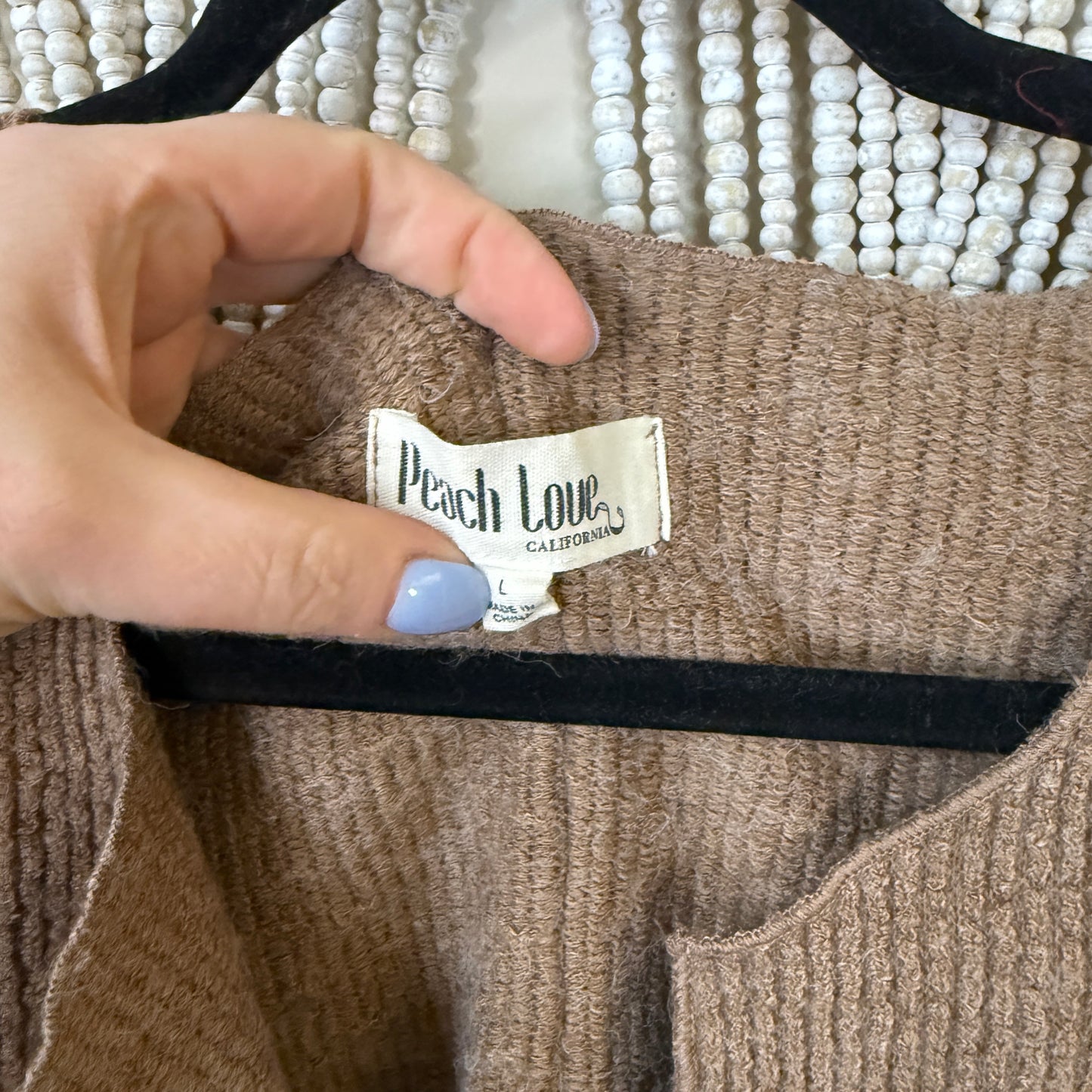 Peach Love Oversized Sweater L