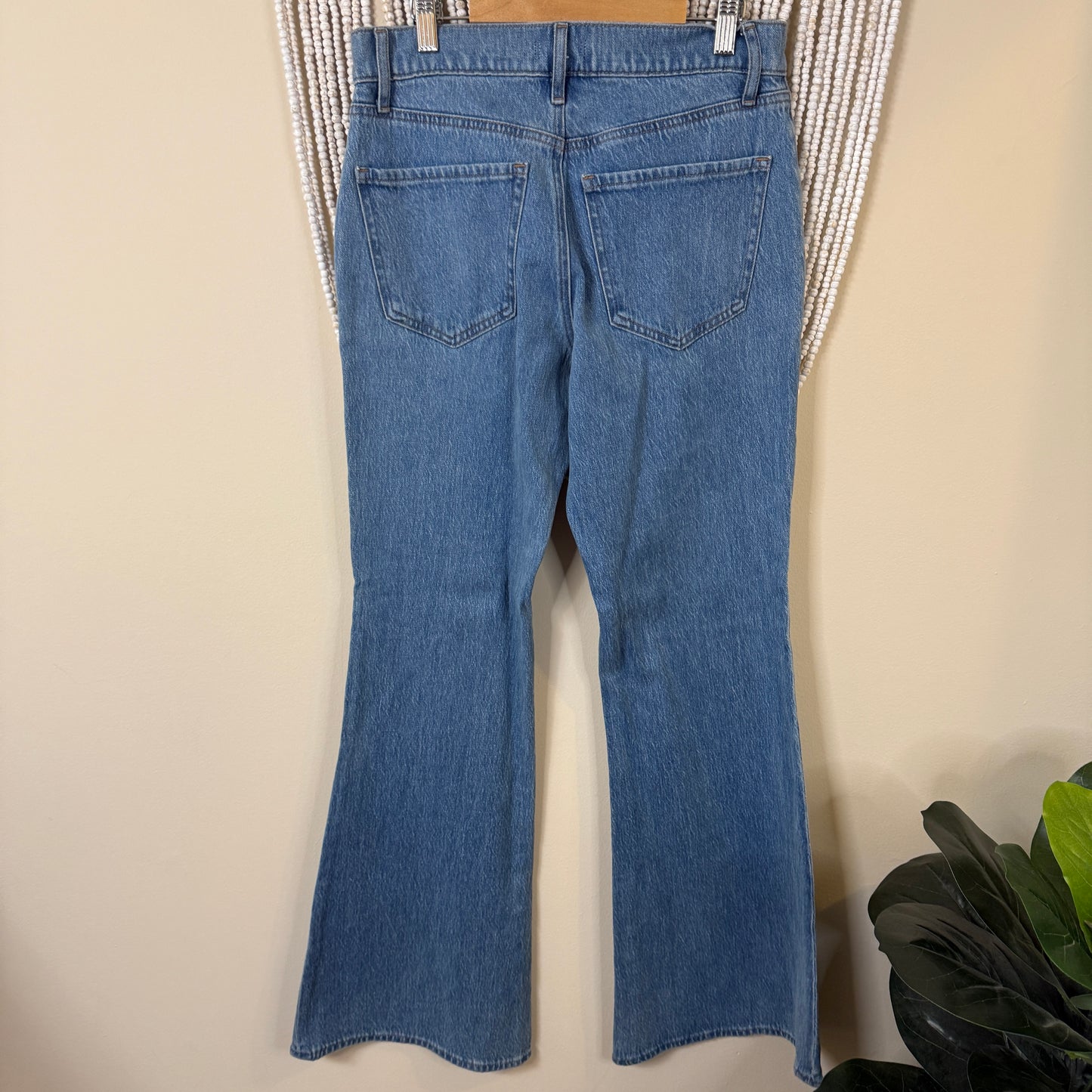Express NWT 70s Mid Rise Flare Light Wash 4 $88 retail