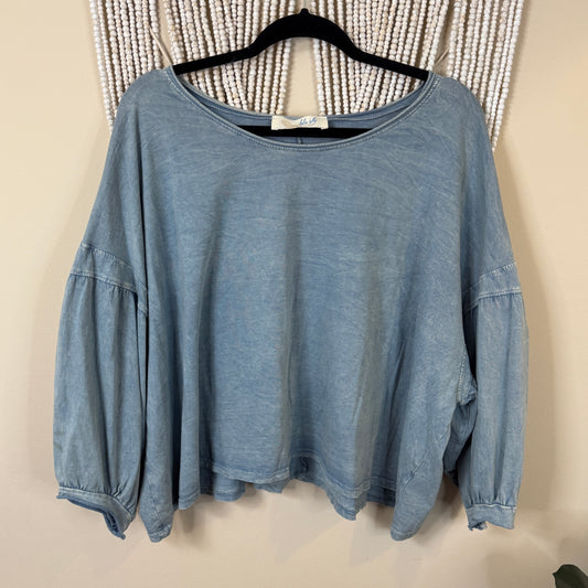 Lela Sky Blouse M (oversized)