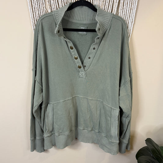 Aerie Green Sweatshirt XL