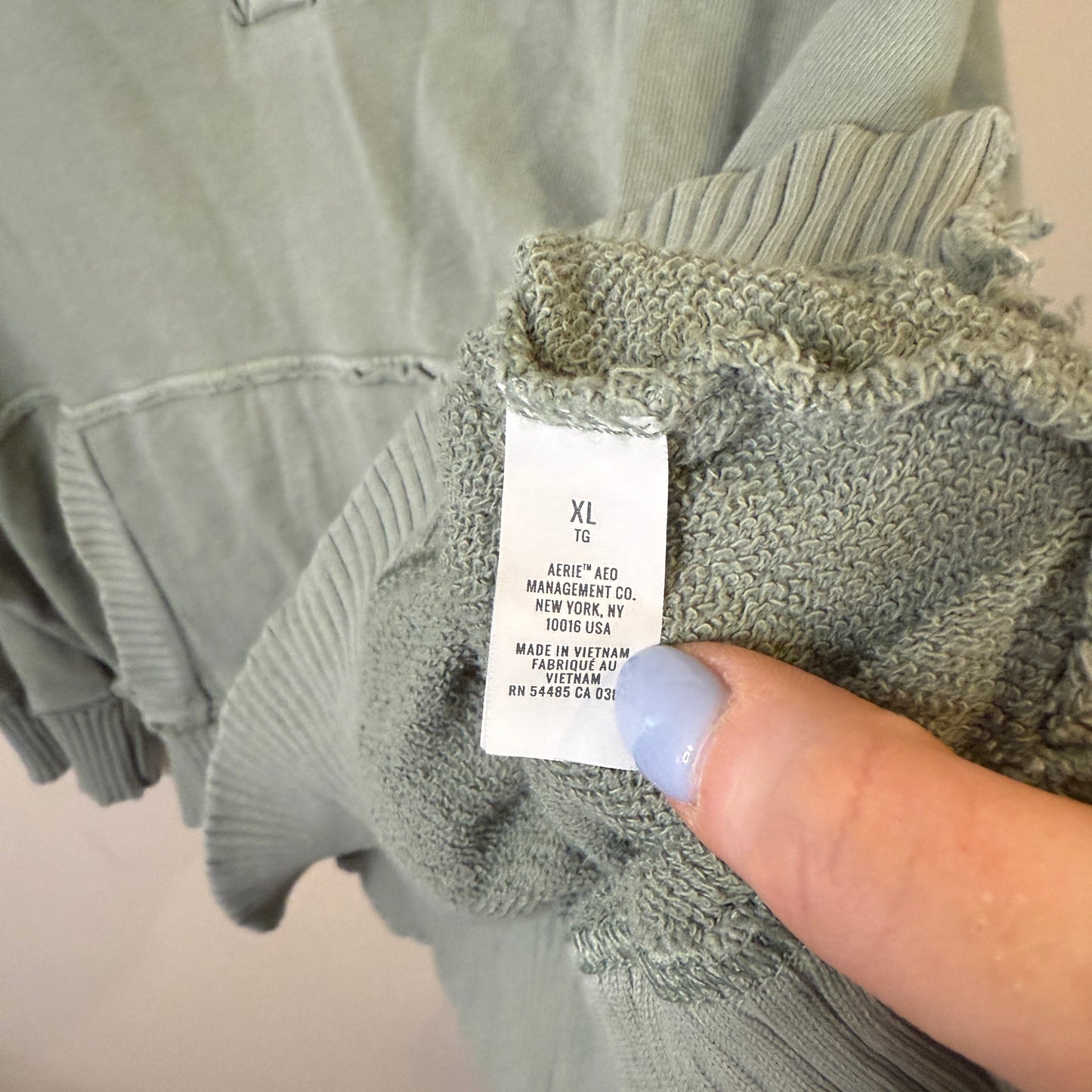 Aerie Green Sweatshirt XL
