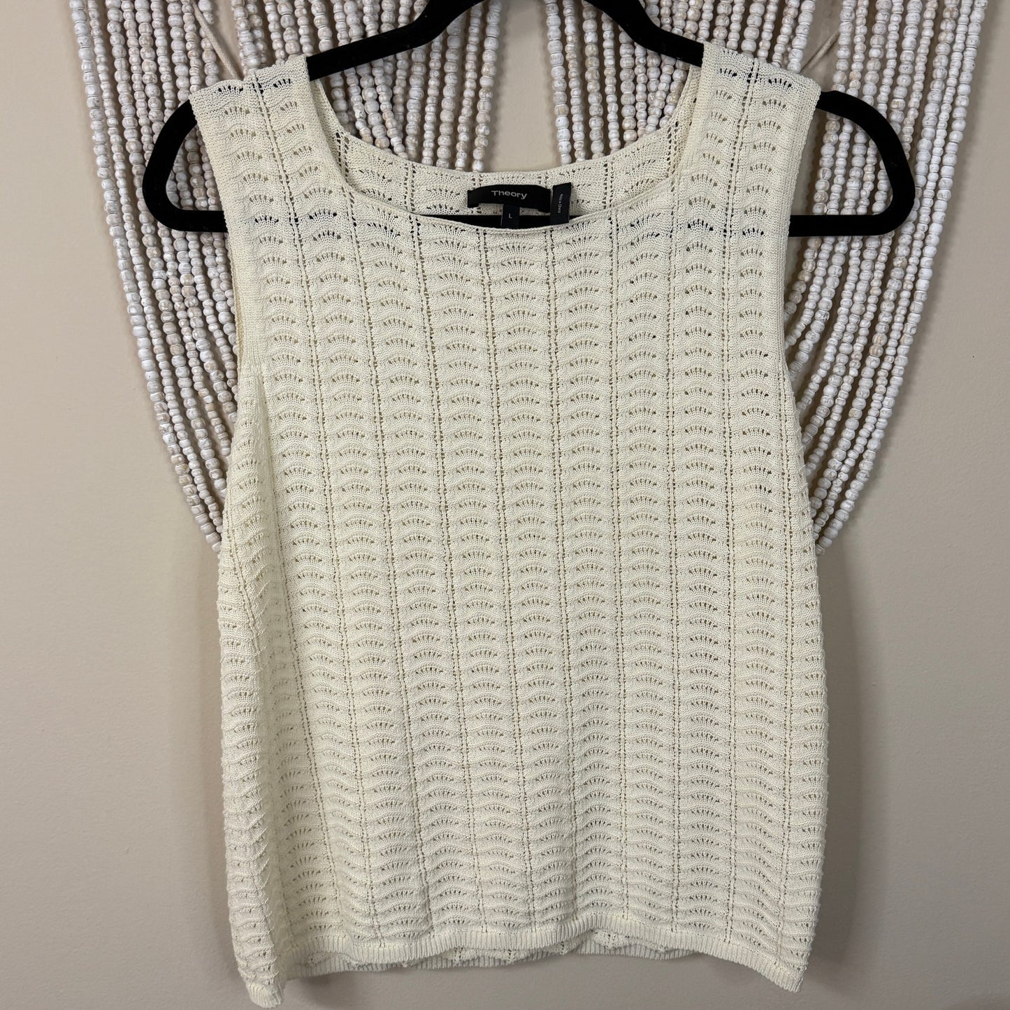 Theory 2 Piece Cardigan And Top Knit Set L