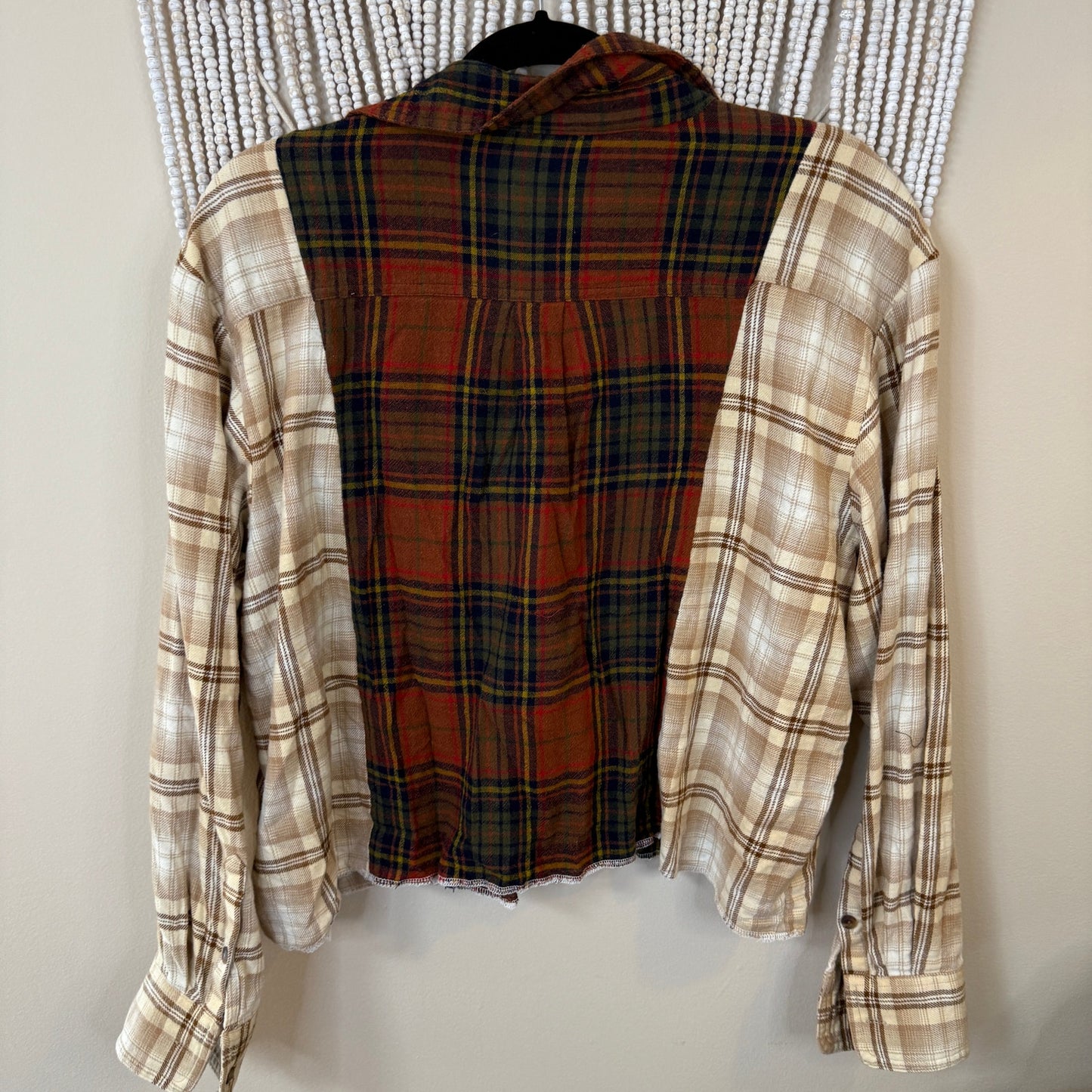 Upcycled Gimmicks BKE Mismatched Flannel S-L